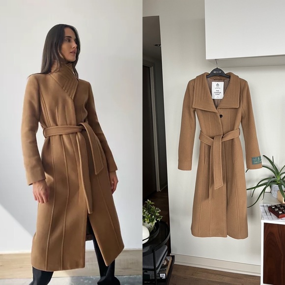 Aritzia Jackets & Blazers - New 2XS Aritzia Babaton The Connor Wool Tailored Winter Coat Long Winter Elegant